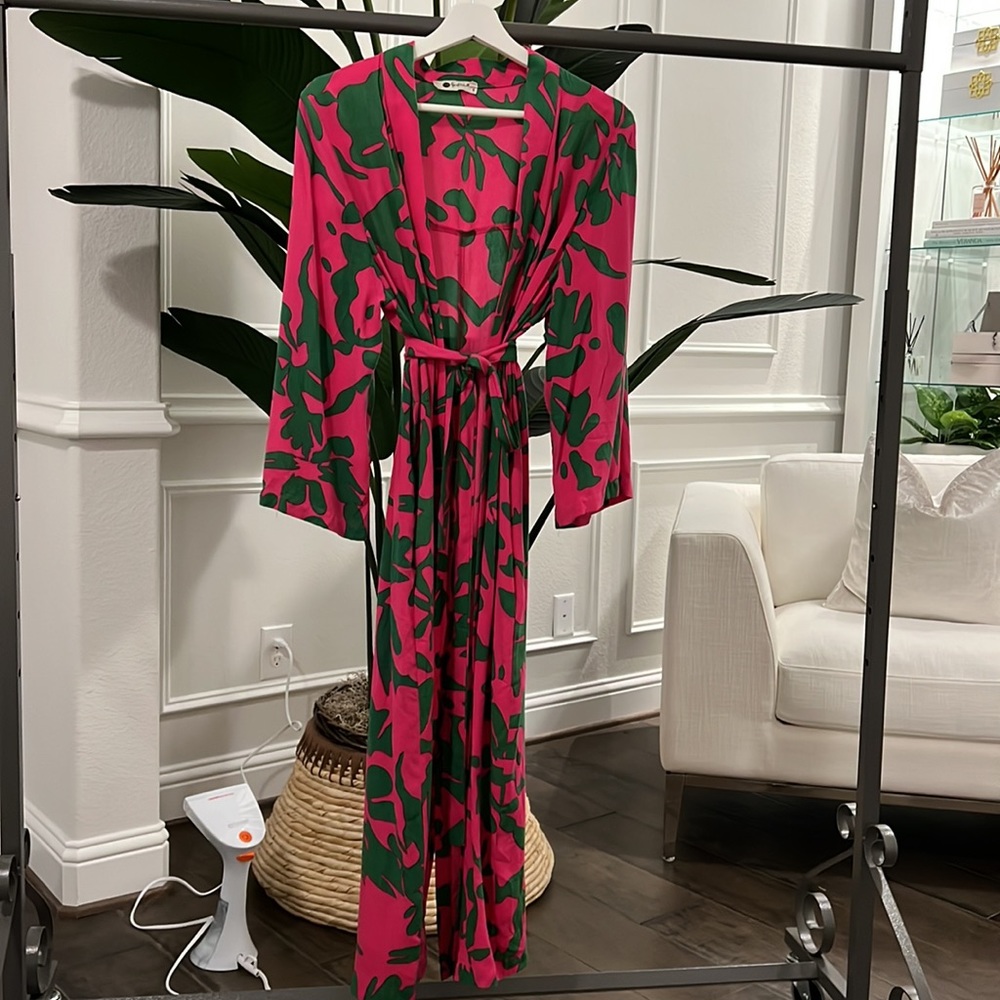 Unique robe, pants and bra set - Picture 4 of 16